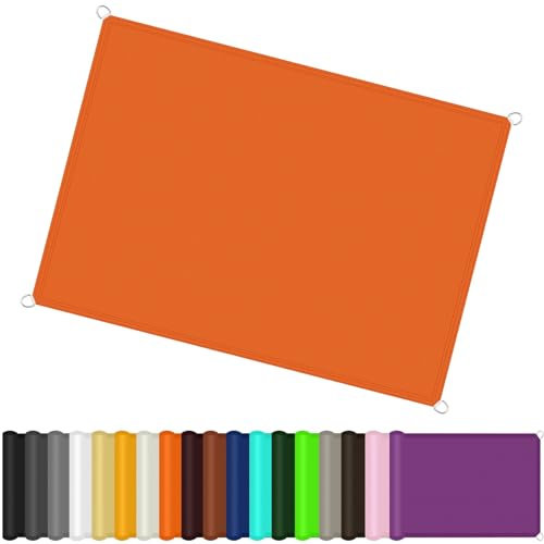 Tenda parasole 1,5 x 2 m, resistente alle intemperie, impermeabile, anti UV, per giardino, cortile, spiaggia e piscina, tenda di protezione solare durevole