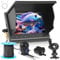 Fish Finder Camera, Wide-angle Infrared LED Night Vision Camera, Fish Finder Underwater Fishing Camera with 4.5inch HD IPS Display, IP65 Waterproof, for Ice River and Boat Kayak Fishing (30M)