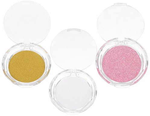 FOMIYES 3stücke Wimpernaufbewahrungsboxen Aus Kunststoff Wimpernetuis Für Reise Wimpernaufbewahrung Mit Glitzerkarte Wimpernboxen Zum Aufbewahren Wimpernaufbewahrungssetuis Für Make-up