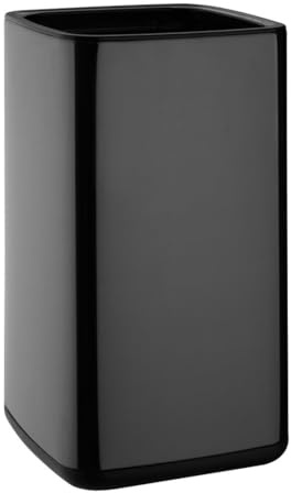 Bolero Square Waste Bin Titanium Black 10Ltr