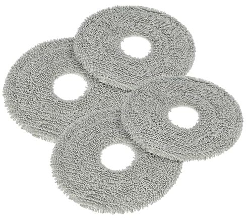 vhbw 4x compatible avec Dreame X50 Ultra Complete aspirateur robot - Lingettes tampon - 4x housse de nettoyage