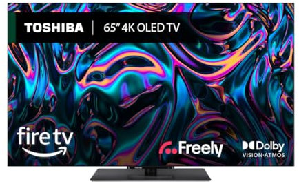 Toshiba 65 inch XF9F53DB, Smart OLED 4k 120Hz, Fire TV Freely, Disney+, Prime Video, Netflix, Dolby Atmos, Dolby Vision, Sound by Onkyo, Works with Alexa 2025