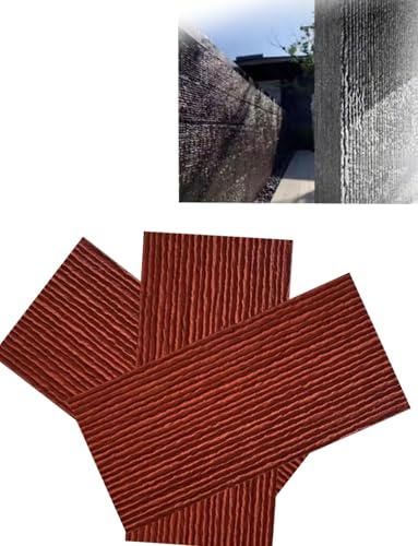 Leichte PU-Steinpaneele, Kunststein-Furnier, künstliche Wandpaneele for die Wandverkleidung im Innen- und Außenbereich(Color E,47.3X23.6/4 pcs)
