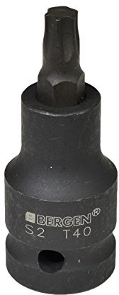 T40 x 53mm 1/2 Impact à court d'entraînement Torx touchées/Star prise mâle