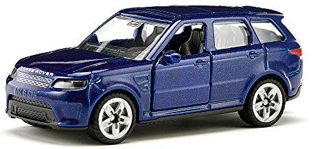 siku 1521, Range Rover, Metall/Kunststoff, Blau, Anhängerkupplung, Kombinierbar mit siku Modellen im gleichen Maßstab