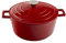 IMUSA Cocotte américaine en fonte d'aluminium avec bouton en acier inoxydable Rouge 5 l