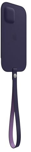 Apple iPhone 12 mini Lederhülle mit MagSafe - Sattelbraun (für iPhone 12 Pro Max) - Dunkelviolett