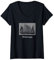 Damen Satanic Medieval Yoga Goth Black Metal Satan Grunge T-Shirt mit V-Ausschnitt