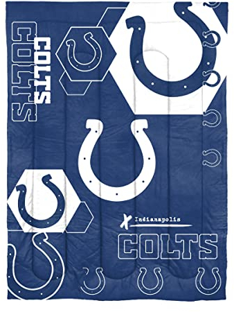 Northwest The Company NFL Kansas City Chiefs Tröster- und Kissenbezug-Set, Doppelbett, sechseckig