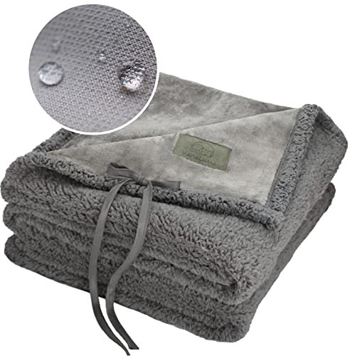 KaraLuna wasserdichte Hundedecke 150x160 cm I Waschbar I Haustierdecke für unterwegs Auto, Sofa oder Couch I Outdoor Decke Hund Ruhedecke tragbar