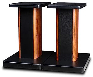 Ddasam Pies para Altavoces(30cm) Soportes para Altavoces Soporte Altavoces pie Soporte Altavoces pie Universal Speaker Stand Madera Soporte Altavoz Suelo Soporte para Altavoces