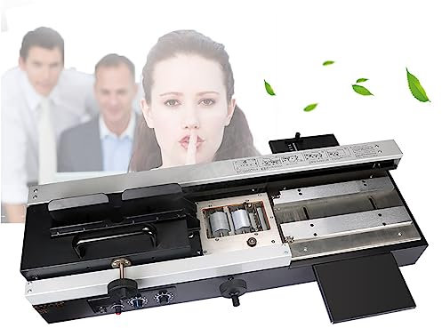 TsoLay Relieuse À Papier Collé, Reliure Électrique 1400 W avec Roue en Caoutchouc pour Fraise, Épaisseur Maximale De Reliure 40 Mm, pour Appels D'offres, Contrats D'assurance, Rapports