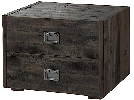 Hasena Factory Line Nachttisch Lica Akazie Vintage Grey