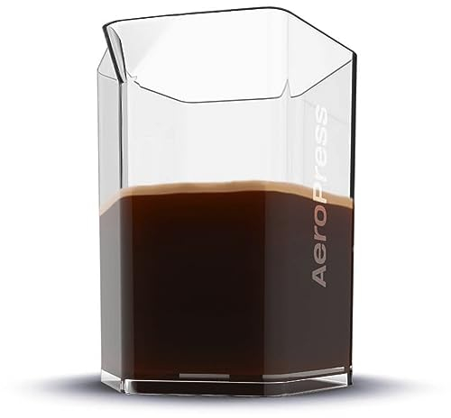 Aeropress Coffee Maker Carafe, 20 oz (600 ml) Capacity, Shatterproof Pour Over Coffee Carafe, Ideal for Original, Clear, and XL Presses, Compact and Travel-Friendly Design, Made in USA