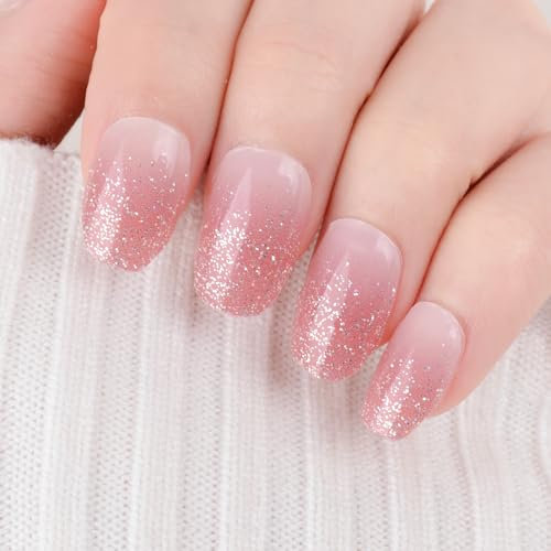 22 Stk Gel Nagellack Aufkleber Nagelfolien Selbstklebend für UV Lampe Nagelaufkleber Art Nail Full Wraps Gelnailsticker DIY für Weihnachten Damen Mädchen Nagelkunst Maniküre Nageldesign (B)