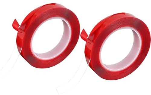 2 Stück Dichtlippe Glasbodenplate,Dichtlippe Traceless Transparentes Doppelseitiges Band,Nano Tape,Temperaturbeständig,Dichtlippe Glasbodenplatte,Starker Klebstoff Und Traceless,für Böden,Holz,Glas
