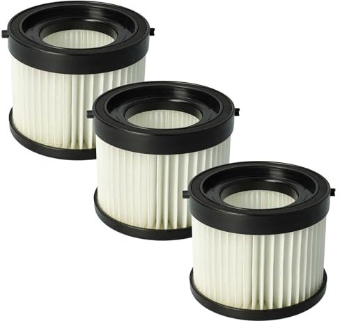 vhbw Filterset 3X Staubsaugerfilter Ersatz für Milwaukee 4931454785 für Staubsauger - HEPA Filter Allergiefilter
