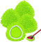 Testine di Ricambio per Mocio, Mocio Panno Pavimento Testine Compatibili con 2 in 1 Turbo EasyWring & Clean Spin Mocio Testina di Mocio per Ricambio