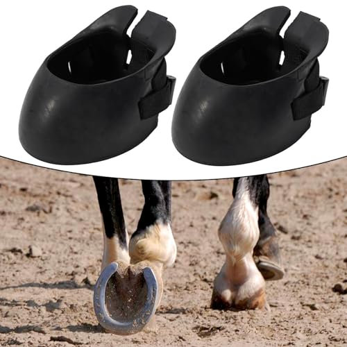 Zuverlässige Hufschuhe aus Gummi für Verletzungsschutz und Wunderholung (M)
