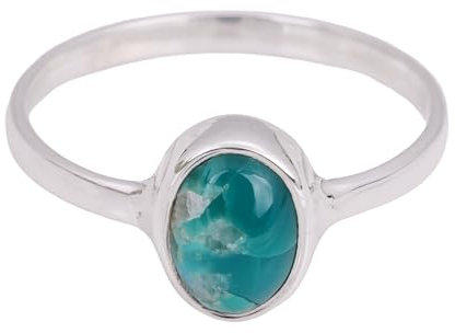Wiesen natürliche Chrysopras Edelstein Ringe für Frauen Mädchen Geburtstagsgeschenk Ring Schmuck für sie, Edelstein, Grüne Chrysopras