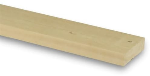 PACK OF 20 (Total 20 Units) - 19mm x 75mm (15mm x 70mm Finish) Planed All Round Redwood Timber - 1.2m Length