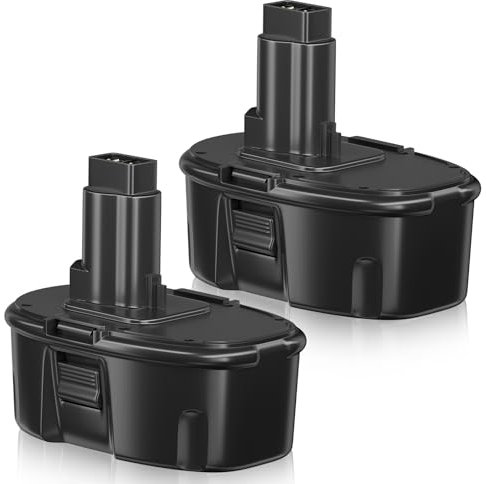 VANTTECH 2Stück DC9096 18V 4.6Ah NI-MH Akku Ersatz für Dewalt 18V Akku DC9096 DE9039 DE9095 DE9096 DE9098 DW9095 DW9096 DW9098 DC-9096 DE-9039 DE-9095 DE-9096 DE-9098 DW-9095 DW-9096