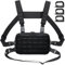 MUCHER Chest Rig Pack Taktisch Brusttasche für Männer Laufende Radio Walkie Brusttasche mit 3 Haken für Outdoor Wandern Jagdcamping Training