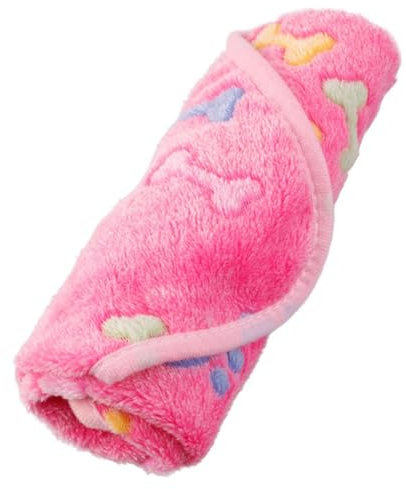 POPETPOP Warme Hundedecke Aus Korallensamt Haustierdecke Für Kleine Katzen Und Welpen Als Schlafmatte Für Bett Couch Oder Auto Unterlage Für Transportboxen