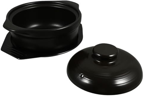 MAGICLULU Olla De Cerámica Elegante Para Estofado Cazuela Saludable Para Cocinar Sopa Olla Resistente Antiadherente Para Cocina