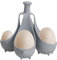 Xujuika Hueveras De Silicona, Rejilla Para Cocer Huevos, Hervidor De Huevos De Silicona, Soporte Para Huevos Cocidos, Accesorios Para Cocer Huevos, Cocina 4 O 6 Huevos A La Vez