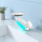 MocArt H3435 Kreativer Wasserhahn, 4-Modus-Wasserauslass, Bad Auszug Waschbecken Wasserhahn, Hotel Warm und Kaltmischhahn, Keramikventilkern, Wassersparendes Design (Weiß)