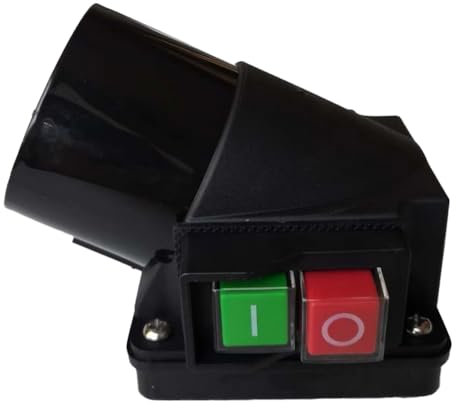 GREOHNMPAW KOA5L Druckknopfschalter, 16 A, 250 V, mit Industriellem Elektromagnetischem Schalter, Stromausfall, Unterspannung, EU-Stecker