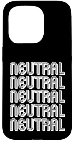 Neutral Hülle für iPhone 15 Pro