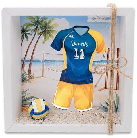 ZauberDeko Personalisierte Geldgeschenk-Verpackung Männer Volleyball Beachvolleyball Geschenkidee Weihnachten Geburtstag