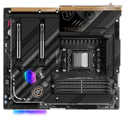 schede madri Scheda madre Fit For ASRock X670E Taichi Supporto X670 9900X 8400F 7800X3D 7700 7500F CPU AM5 4xDDR5 7800 MHz HDMI 4xM.2 PCIe 5.0 EATX