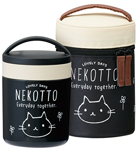 Skater Nekotto KLJFC3 - Pentola per zuppa in vetro freddo, 300 ml, colore: nero