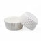 Webake Muffinförmchen Papier Weiß Cupcake Formen 500 Stück 7,5 cm Muffin Papierförmchen Backförmchen für Muffinform Bronnie Cupcake Hitzebeständig bis 220°C
