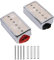 Yibuy Cream Color Pearl P90 Single Coil Steg & Neck Tonabnehmer Set für E-Gitarre Teile