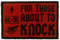 Import Pyramid – Paillasson en Fibre de Coco – ACDC -About to Knock – 40x60cm – Licence officeille