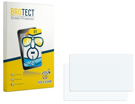 BROTECT (2 Stück Schutzfolie für Renault Megane 2016 R-Link 2 7 Displayschutz Folie Made in Germany, Ultra-Klar