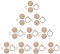 Sanmum Mini Stickrahmen Kreuzstich Stickringe Holzstickrahmen für Basteln, Sticken, Nähen und DIY (L - 5.7cm*5cm)