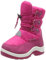 Playshoes Winter-bootie, Stivali da Neve Unisex - Bambini e ragazzi, Rosa Per Allacciare, 22/23 EU