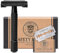 GUARDENZA GROOMING PRODUCTS Double-Edge Safety Razor Butterfly | mattschwarz | Klassischer Rasierer | Barbier Rasiermesser | inkl. Rasierklingen