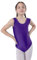 Carnavalife Maglia Ballet Danza Bambine Senza Maniche, Girocollo per Gimnasia Baile Festa, Viola, 10-12 Anni