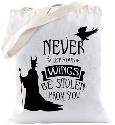 TSOTMO Evil Gift Queen Gifts Villain Queen Inspire Gift Movie Merchandise Makeup Bag Witch Gifts Halloween Party Gifts For Movie Fans, Flügel Leinwand