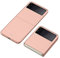 RanTuo Cover per Samsung Galaxy Z Flip 3, ultra sottile Hard PC opaco Case, anti-graffio, antiurto, anti-impronta digitale, custodia per Samsung Galaxy Z Flip 3. (oro rosa)
