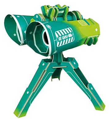Build Your Own Binocolo da lavoro | Crea un set di binocoli in cartone completamente funzionanti | Per bambini dai 8 anni | ingrandimento 6x | Kit di slot sostenibile insieme