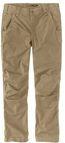 Carhartt Men's Relaxed Straight Force Ripstop Pant, Dark Khaki, W30 x L32