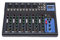 Mezclador de audio digital Bluetooth, conexión USB, consola de sonido, consola en vivo, estudio DJ, amplificador, monocanal estéreo, mezcla, puerto, música, consola, función práctica de grabación,