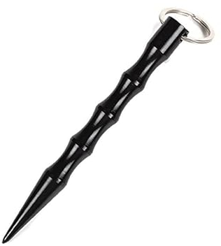 XTRAFAST Kubotan Krav MAGA Selbstverteidigung Kubaton Tactical Modern Arnis Druckpunkt (Schwarz)